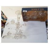 Cambridge Glass Arm Candelabra