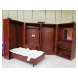 Portable Full Case With Bed And Dressers