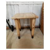 Small Wooden Stool/Table - 14"×14"×16"