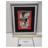 Autographed Print Of Ernie Banks W/ COA - 8"×10"