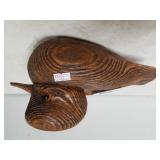 Wood Bird Display