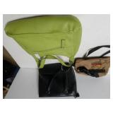 Green, Black Purse, Pheasants Bag