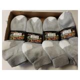 12 Pair Mens Size 10-13 Winner Socks. New