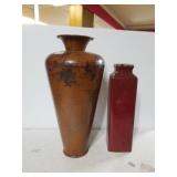 Hammer Textured Vase & Other