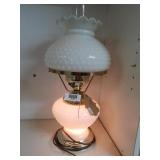 Vintage Hobnail Lamp