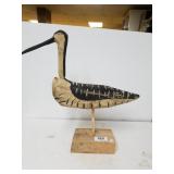 Wood Carved Sea Bird Display