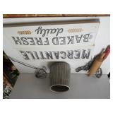 Wood Signs, Kitchen Utensils, Crock