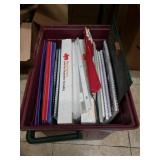 Assorted Notebooks, Folders And More