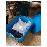 Storage Tote With Contents To Include Assorted