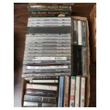 Assorted CDs And Cassette Tapes