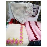 Assorted Blankets,  Shawl, Other
