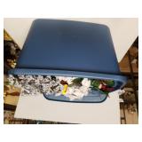 Tote With Assorted Floral Items, Other Items