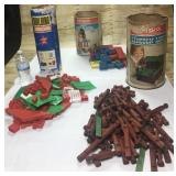 400+ Lincoln Logs/MI Toy Building