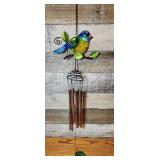 New "Bird and Leaves" wind chime.