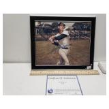 Autographed Print Of Ted Williams W/COA - 8"×10"