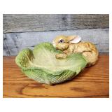 Brown bunny/cabbage bowl by CHRISDON.