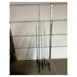 Vintage Fishing Poles With Reels