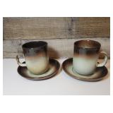 (A)Signed Peter Pots Pottery "Mahogany Brown"