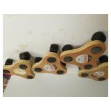 8.5 Wood Tri Dollies