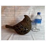 Large Cast Iron Cardinal Lawn, Garden Ornament