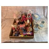 Lot of Dolls, Furniture & Accessories