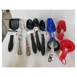 Assorted Kitchen Utensils To Include Measuring