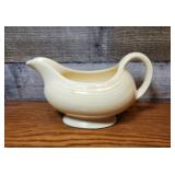 Vintage Fista Ware pastel yellow gravy boat. VGC