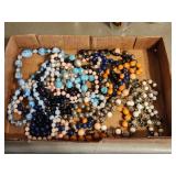 Box lot vintage necklaces