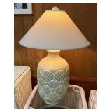 Beachy Terra Cota Shell Lamp
