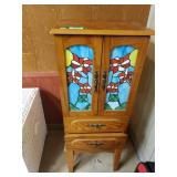 Thomas Pacconi Upright Jewelry Box With Stained