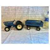Vintage Ford Diecast Tractor & Wagon