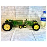 Two Vintage ERTL John Deere Diecast Tractors