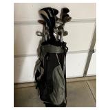 Golf Bag With Many Clubs & Extras