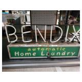Vintage Bendix Home Laundry Lighted Sign. Works