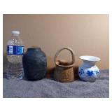 3 Miscellaneous Small Vases