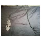 Coppertone Leaf Necklace