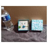 NEW Interchangeable Necklace & Earrings in Box