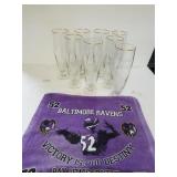 Michelob Ultra Glass Stemware, Ray Lewis Hand