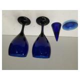Blue Glassware