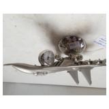 F18 Fighter Desk Clock