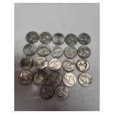 (22) Nickels - Various Years