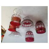 Westmoreland Ruby Red Assorted Glassware