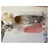 Steamer Iron, Candle & More