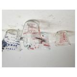 Pyrex & Anchor Hocking Measuring  Cups