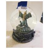 1998 Vandor Wizard Snow Globe/music Box