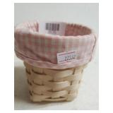 Longaberger Round Small Basket