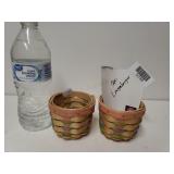 2 Small Longaberger Baskets