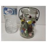 Vintage Canning Jar Full Of Marbles
