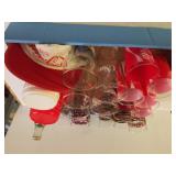 Lot Of Coca-cola Glassware,  Hat, Beverage