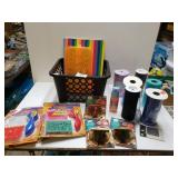 Craft Supplies To Include, Rolls Of Assorted